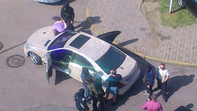 В Минске задержан гражданин РФ на Mercedes со стразами