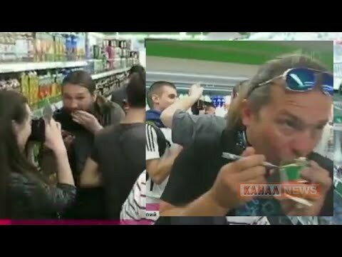 Голодный бунт устроили подростки в супермаркете Киева 