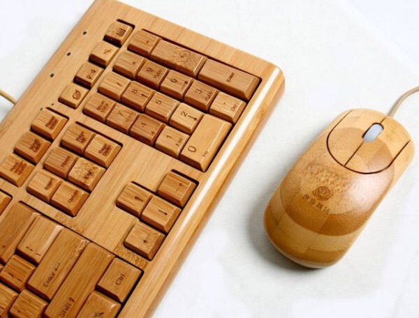 Бамбуковая клавиатура и мышь от компании Impecca.