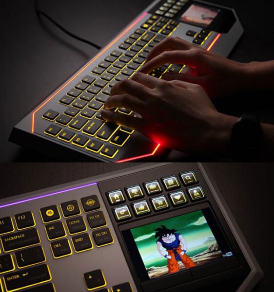 Клавиатура «Звездные войны» с тачпадом LCD.