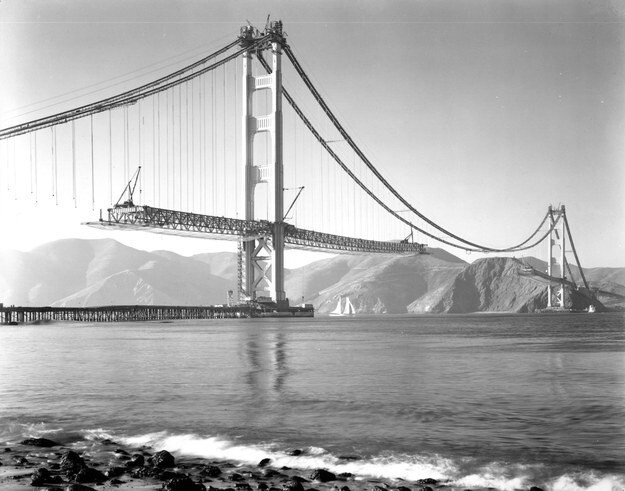 8. Мост "Золотые Ворота", Сан-Франциско, США, 1936 год