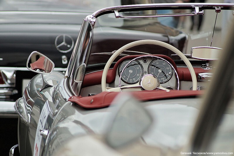 Ралли старинных автомобилей в Москве