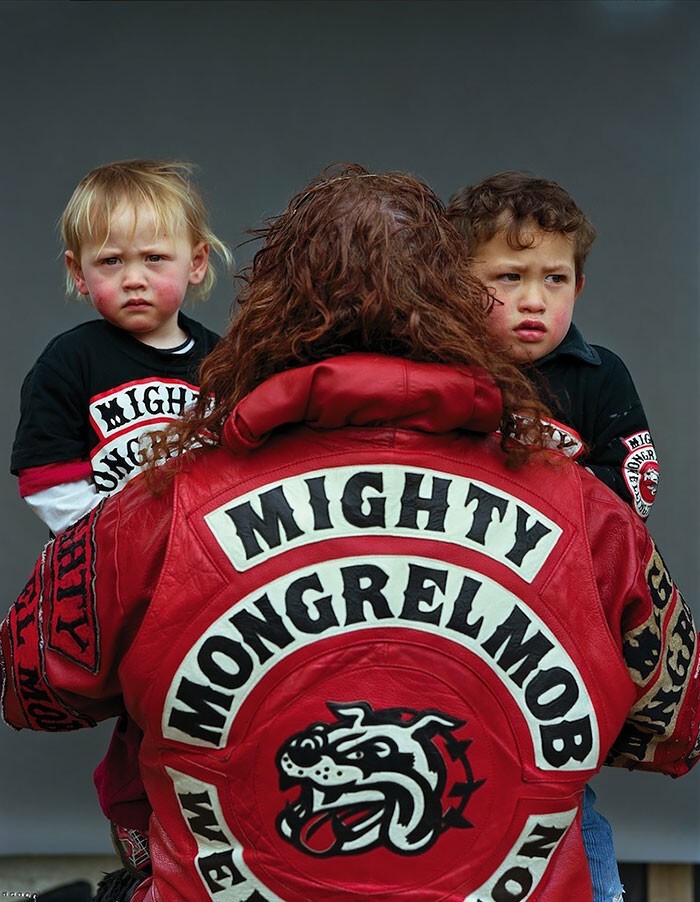 Устрашающие портреты новозеландской банды Mighty Mongrel Mob