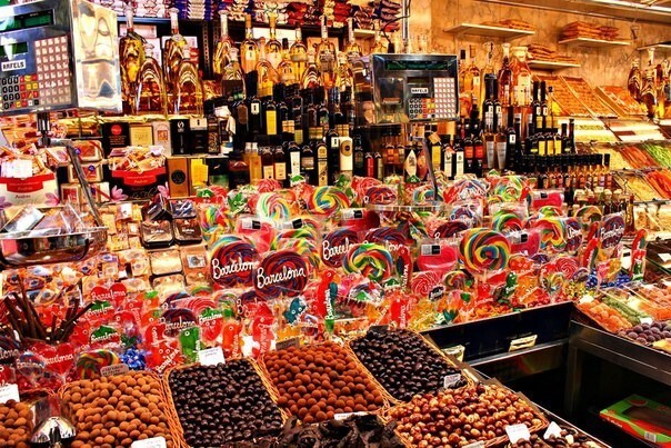 Рынок Бокерия в Барселоне 