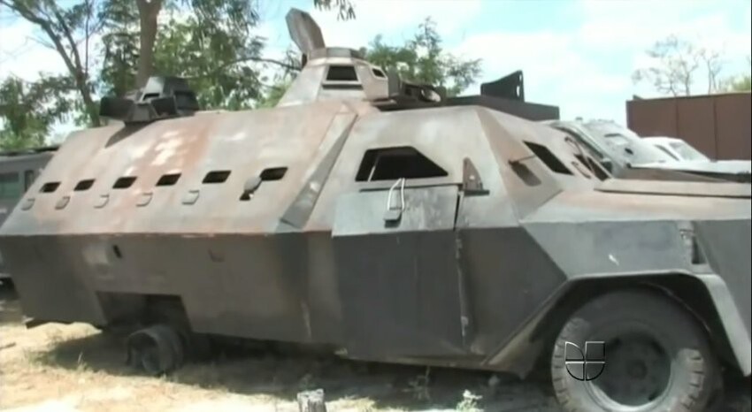 Импровизированные танки мексиканских наркобаронов