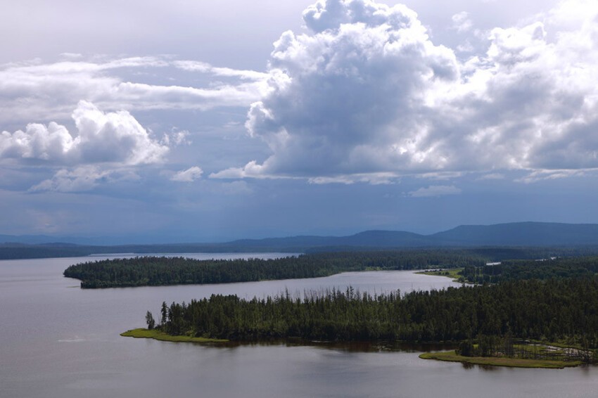 Республика Тува, озеро Азас и одноименный заповедник на севере