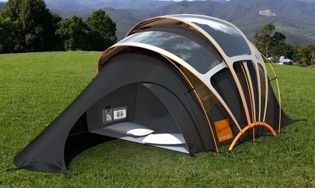 Палатка на солнечных батареях