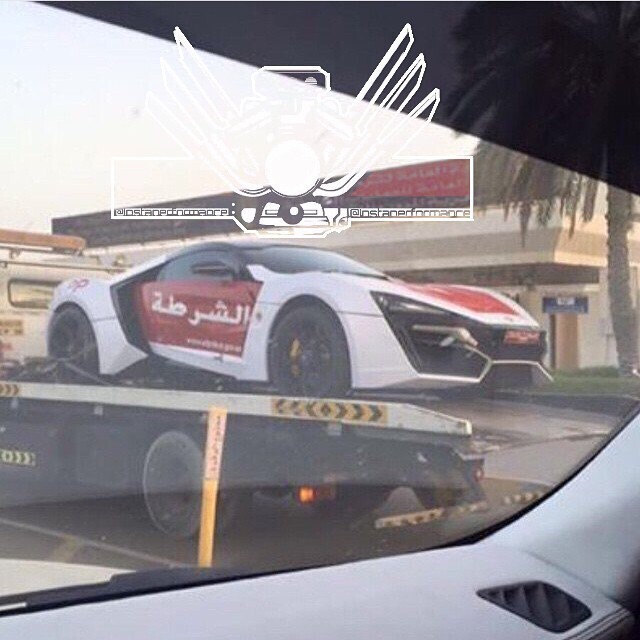 Гиперкар Lykan Hypersport для полиции Абу-Даби