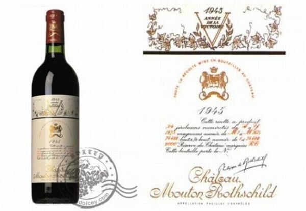 8. Шато Мутон-Ротшильд 1945 года (1945 Château Mouton-Rothschild) – 47 000 долларов