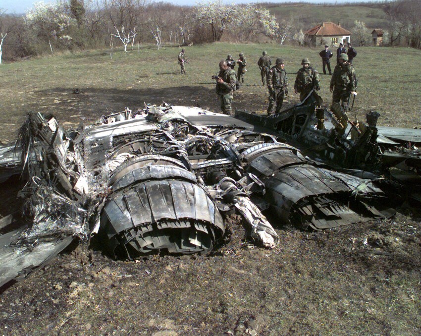 Под Астраханью разбился истребитель МИГ 29 