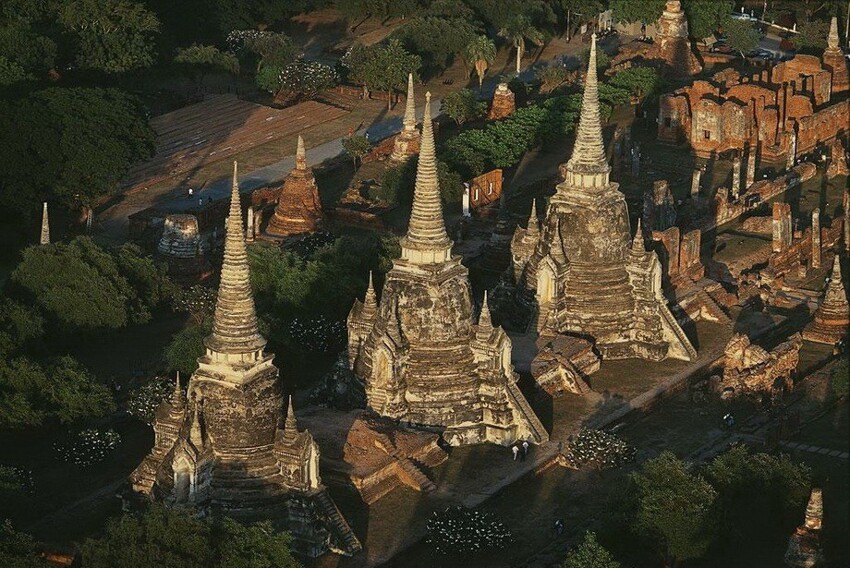 Царские гробницы в Аюттхае. Таиланд