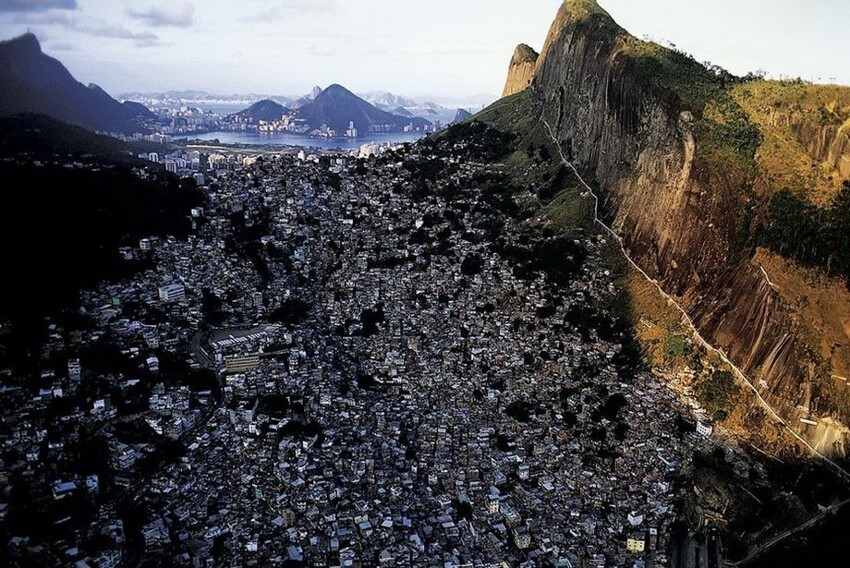Фавелы (трущобы) в Рио-де-Жанейро, Бразилия