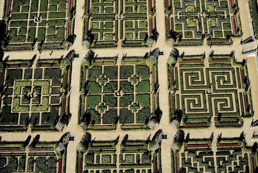 Сады замка Вилландри, Франция