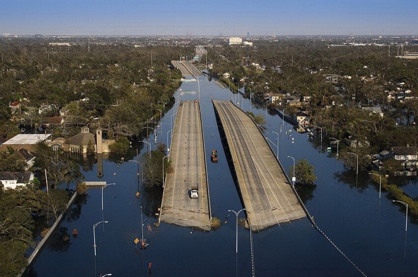 Новый Орлеан после урагана "Катрина", Луизиана, США