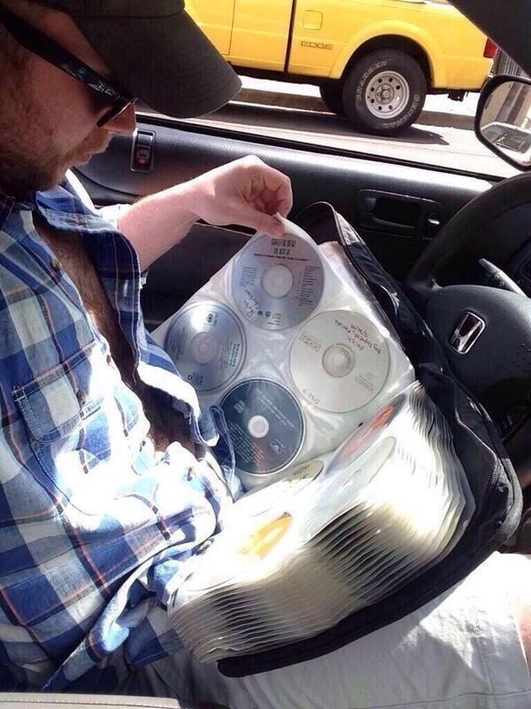 Когда ищешь любимый CD бесконечно долго