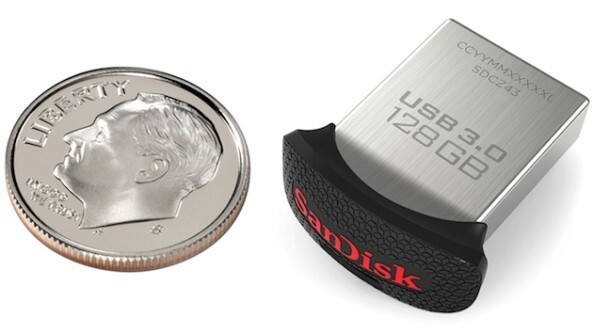 Самая маленькая в мире флешка USB 3.0 размером с монетку