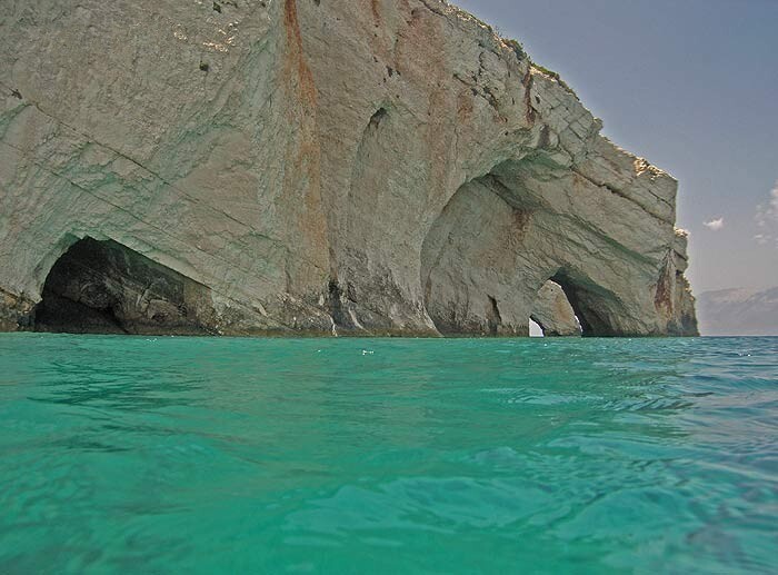 Греция. Голубые пещеры острова Закинтос