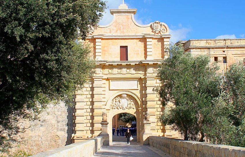 19. Ворота Королевской Гавани: Мдина, Мальта