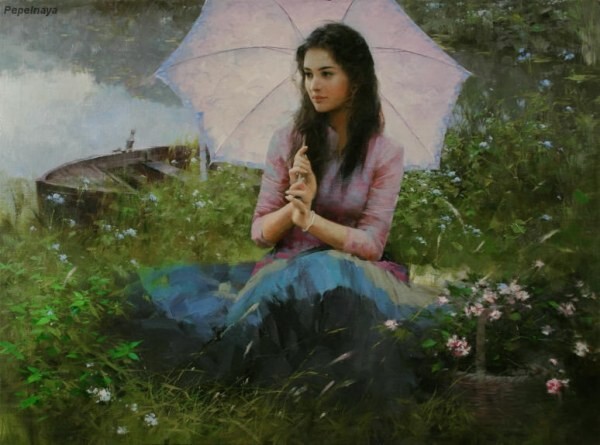 Женщина в картинах Ан Хи
