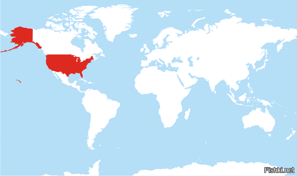 Подробная карта всех стран в мире, которые используют формат даты ММДДГГГГ