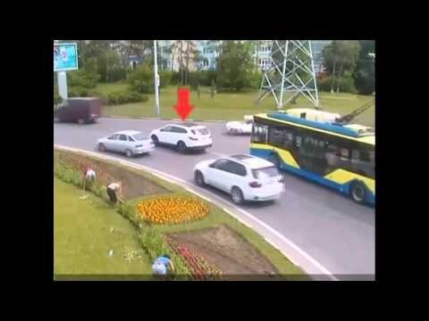 Злой троллейбус  в Краснодаре 