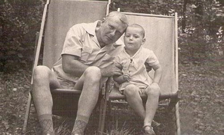 Максим Леонидов с отцом