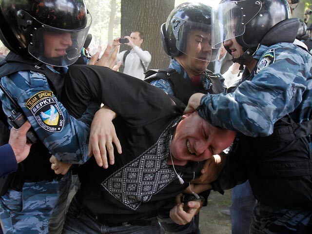Драка в центре Киева