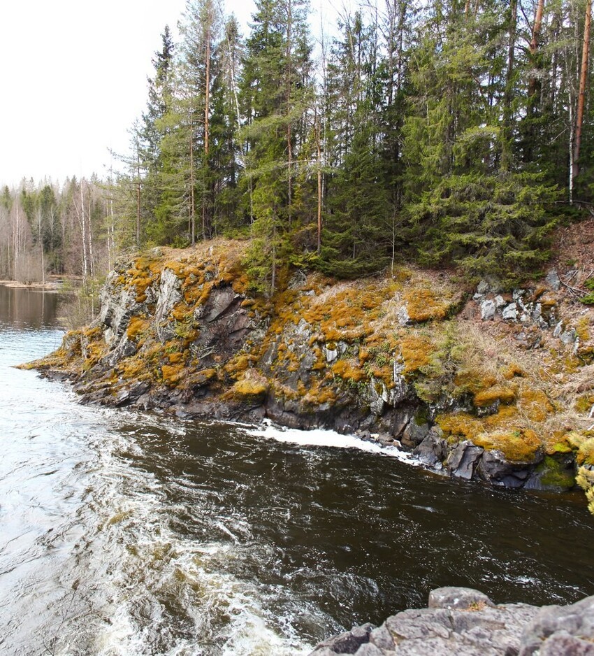 Карелия, водопад Кивач