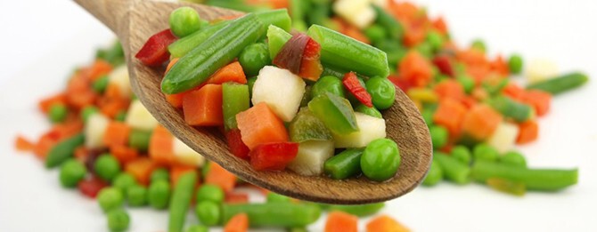 Свежие овощи полезнее, чем замороженные