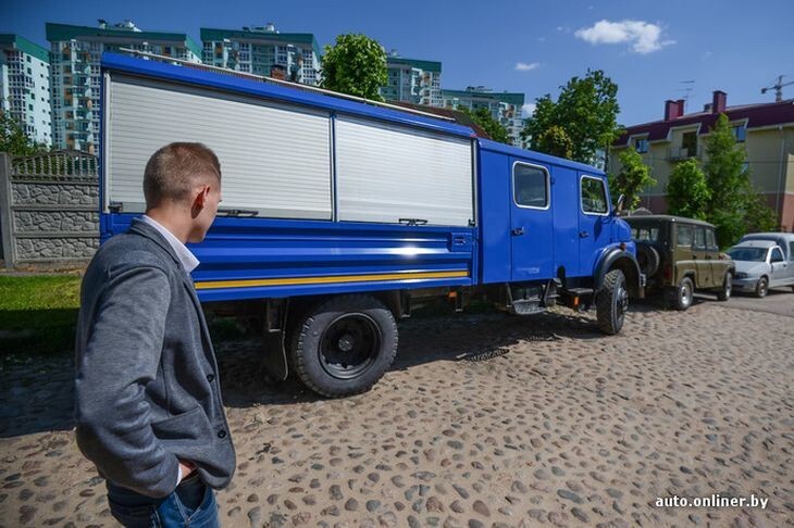 Ретрообзор пожарной машины Mercedes