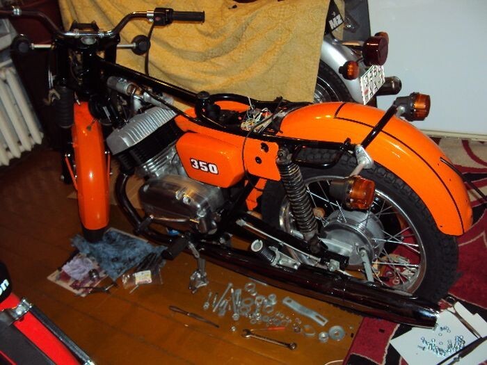 Восстановление мотоцикла Cezet 350