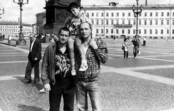 Ленинград, Роберт Де Ниро с сыном и Михаил Казаков