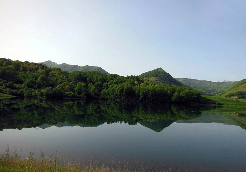 Озеро Галанчож в Чечне 