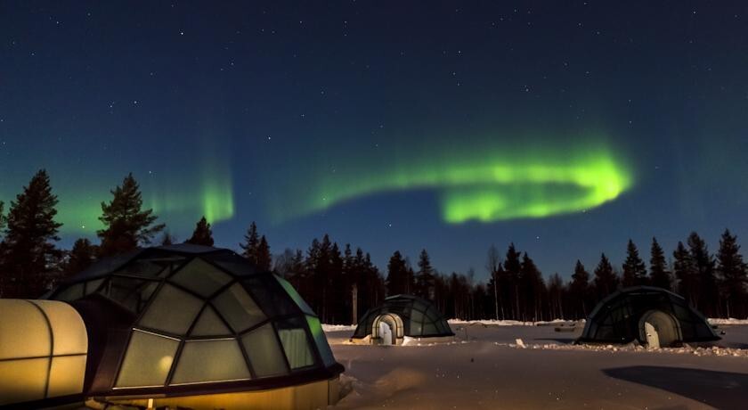 Финляндия. Туристический комплекс Kakslauttanen