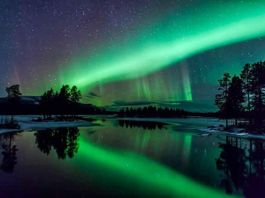 Финляндия. Туристический комплекс Kakslauttanen