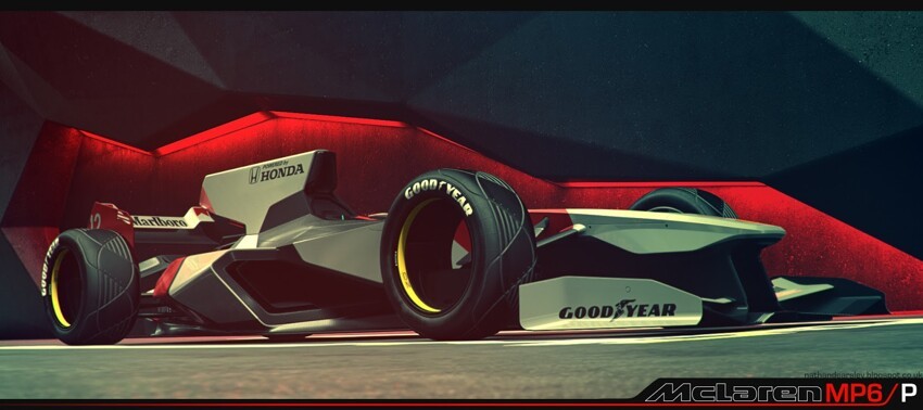 Концепт болида McLaren 2056 года