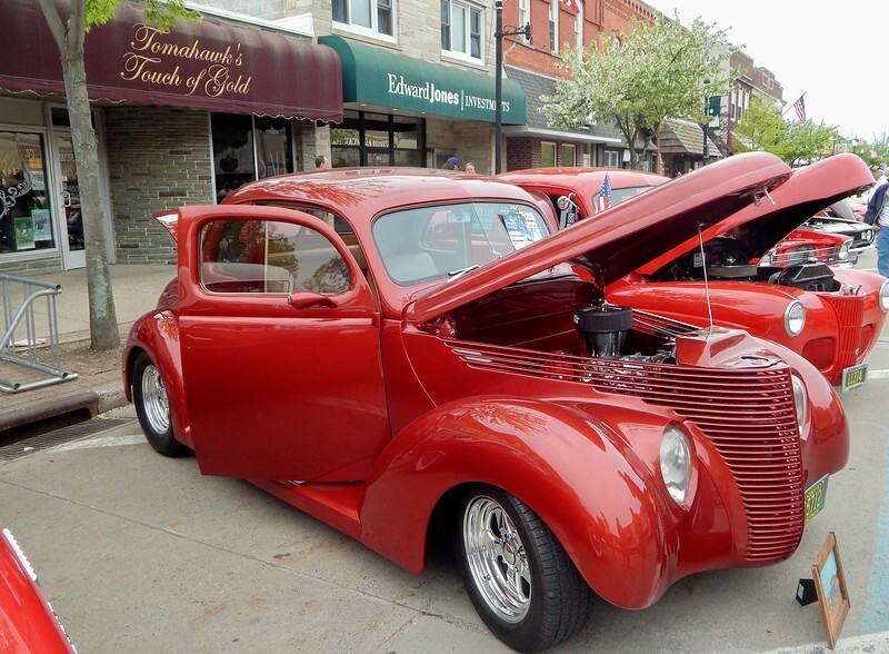 Выставка ретро-автомобилей в штате Висконсин