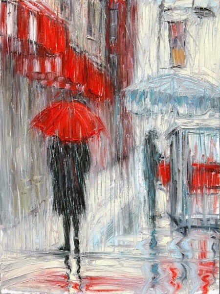 Дождь на картинах Септембер МакГи 