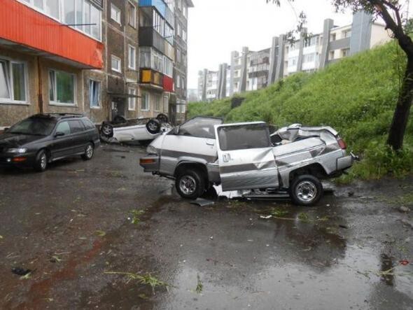 В ДТП на Камчатке пострадал... балкон