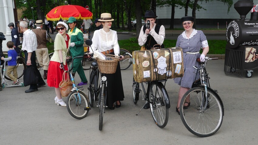Как прошёл московский исторический велопробег