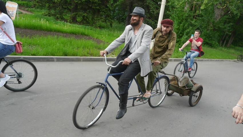 Как прошёл московский исторический велопробег
