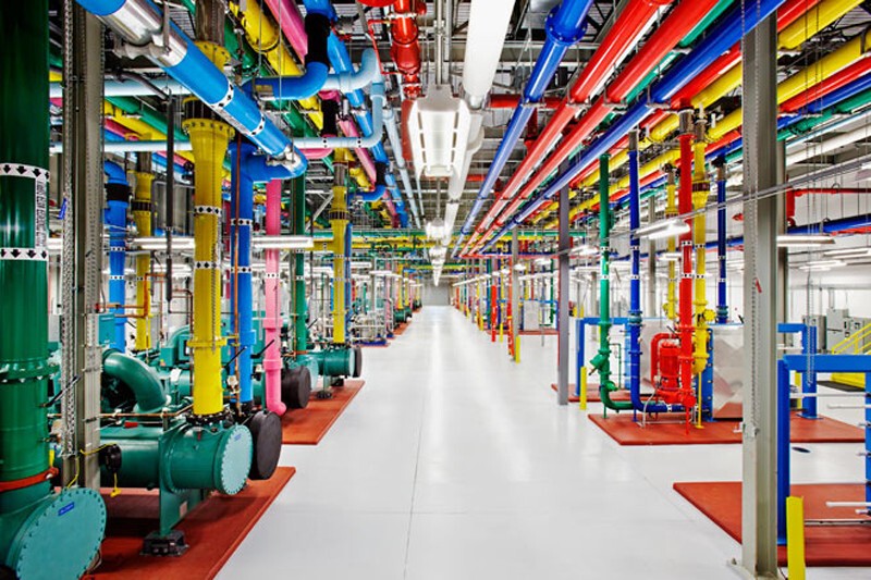 Так выглядит дата-центр Google.
