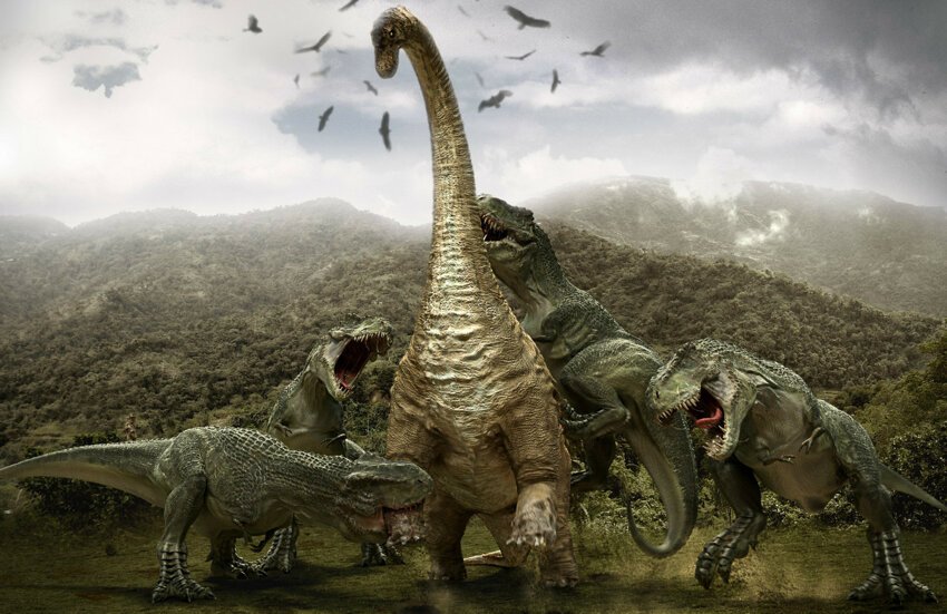 1. Как спастись от 6-метрового цератозавра и 20-метрового диплодока?