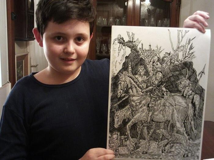 Вызов профессиональным художникам от 11 летнего ребенка