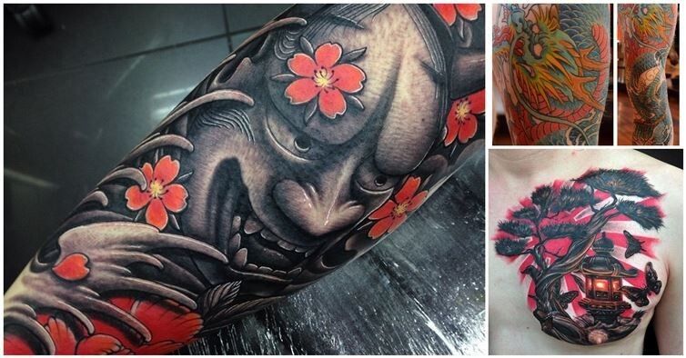 16 потрясающих татуировок в японском стиле