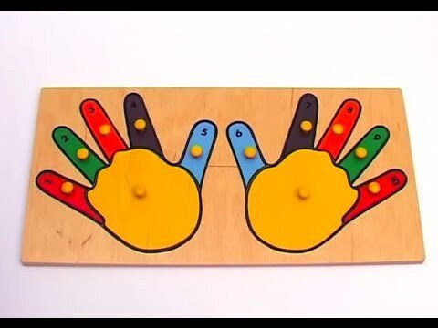 Развивающее видео: учим названия фруктов и песенку про пальчики.  