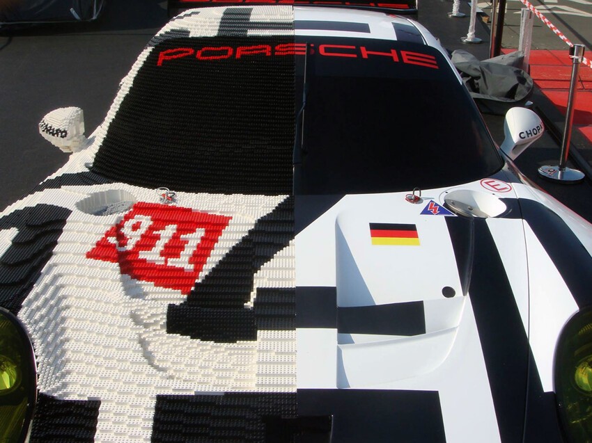 Porsche 911 RSR из конструктора Lego