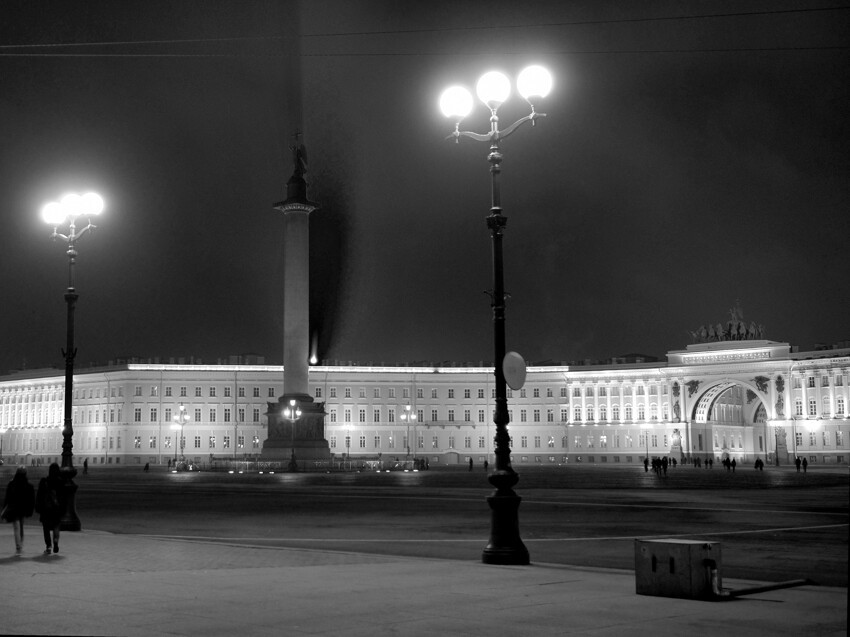 Черно-белый Санкт-Петербург