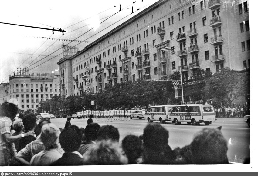Прогулка по Москве 1980 года 