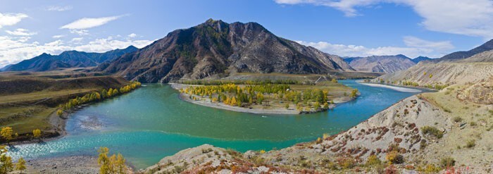 Невероятно красивейшие фото слияния  Российских рек